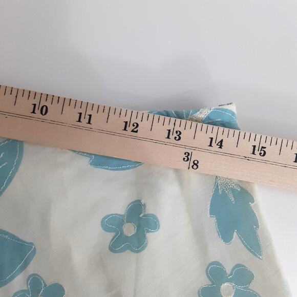 Vintage Y2K Tulip Skirt Blue Floral Midi Skirt Fairycore Whimsy Women 4 Coquette - Picture 7 of 8